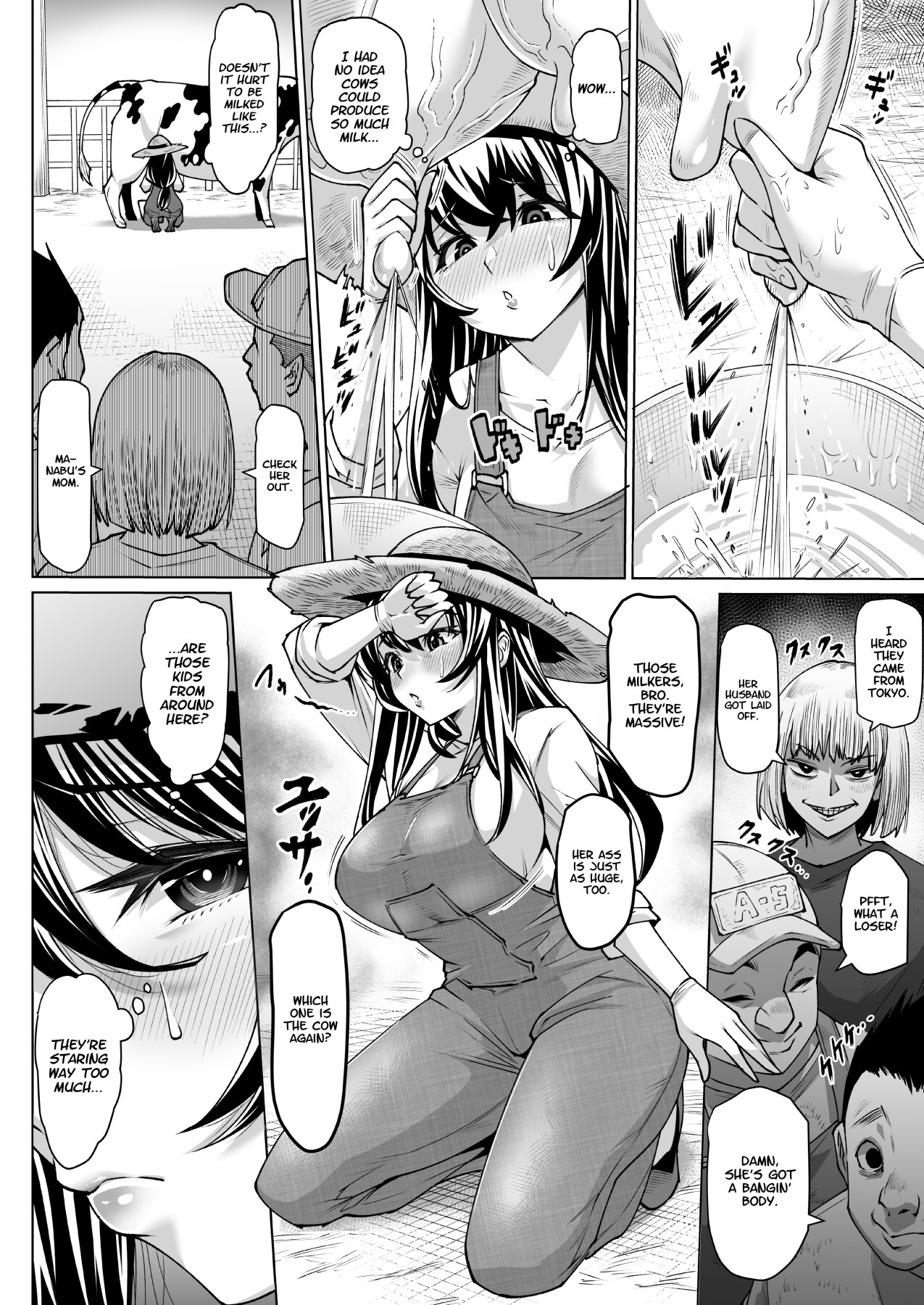 Hentai Manga Comic-Big breasted cow mom cuckold farm Mana Ushio 34 years old ~ Mother who was impregnated and kept as a livestock ~ 1-Read-8